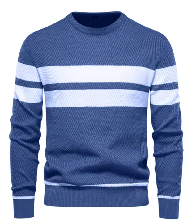 Koelman | Stijlvolle herenpullover met visgraatpatroon