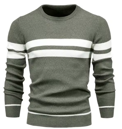 Koelman | Stijlvolle herenpullover met visgraatpatroon