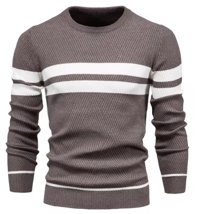 Koelman | Stijlvolle herenpullover met visgraatpatroon