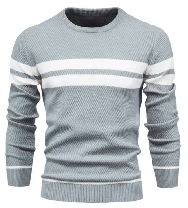 Koelman | Stijlvolle herenpullover met visgraatpatroon