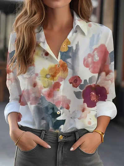 Regine™ | Elegante blouse met bloemenprint