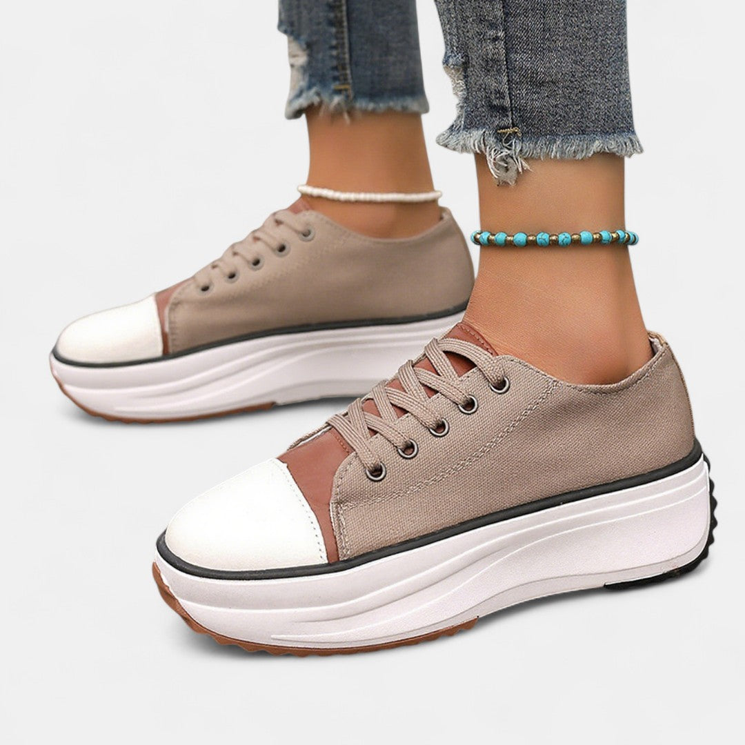 AMBER – CASUAL PLATFORM SNEAKERS MET PLATEAUZOOL