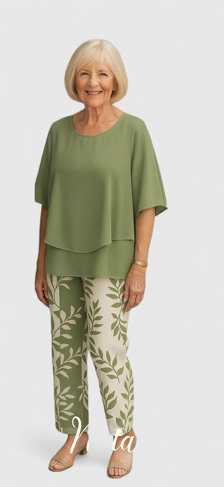 MIREILLE – LUCHTIGE LAAGJES BLOUSE