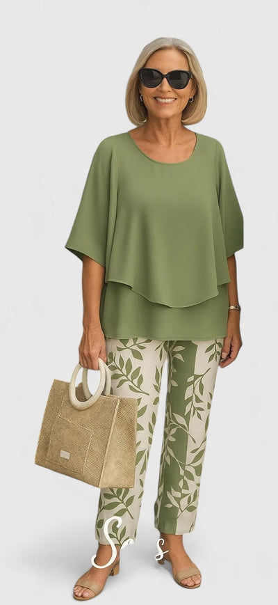 MIREILLE – LUCHTIGE LAAGJES BLOUSE