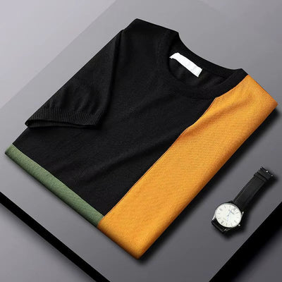 MASON – MODERN T-SHIRT MET KLEURVLAKKEN