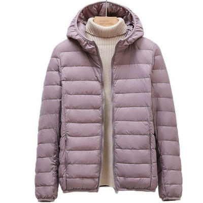 Xandra™ | Lichte Gewatteerde Damesjas met Capuchon