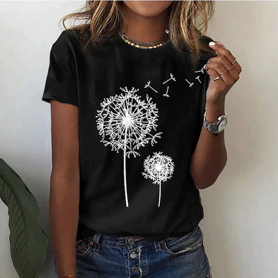 Carina™ | Zachte Dandelion T-shirt