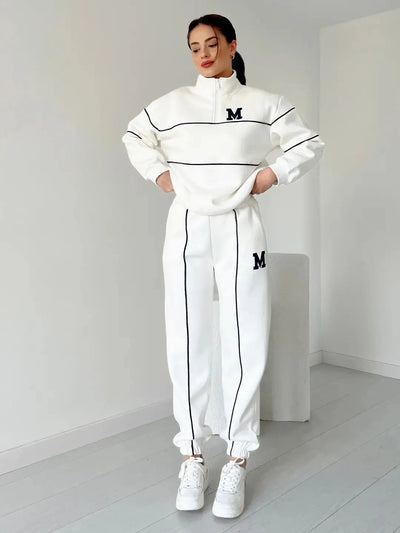 BRIANNA – SPORTIEF ZIP SWEATSUIT SET