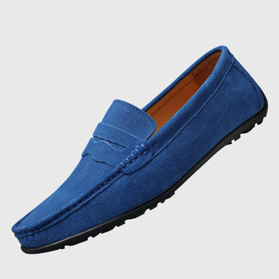 CATHY – SUÈDE PENNY LOAFERS