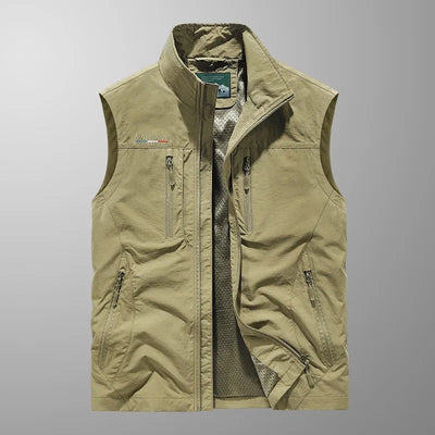 Finn™ | Ademend cargo gilet met meerdere zakken