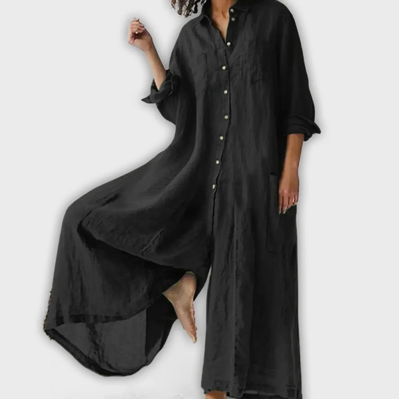 ISABELLA – OVERSIZED OVERHEMD JUMPSUIT